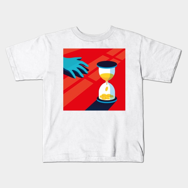 Time is Money 2 Kids T-Shirt by Shwin